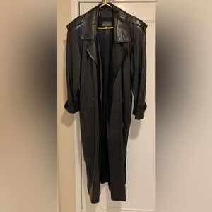 Danier Sleek Black Trench Coat
